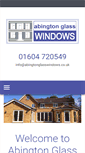 Mobile Screenshot of abingtonglasswindows.co.uk